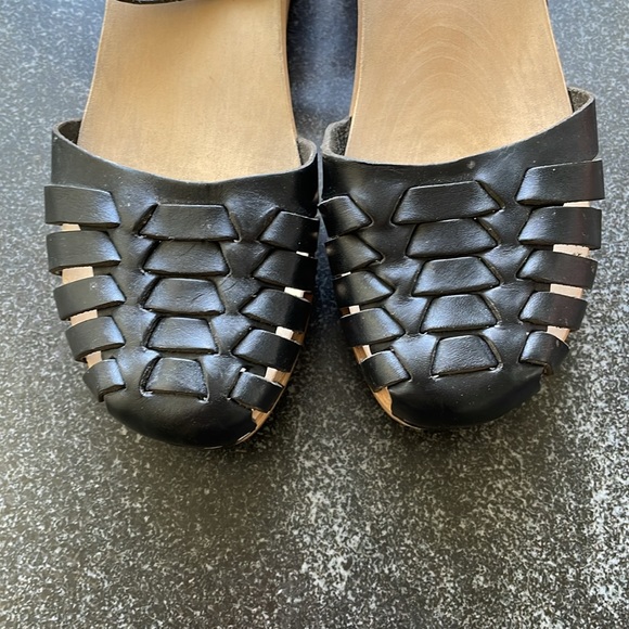 Swedish Hasbeens Black Sandals size 37 - Picture 9 of 13